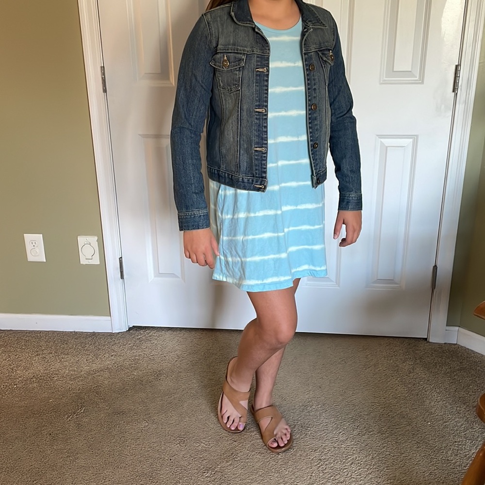 Old Navy girls blue ombré lattice dress size XXL - Picture 11 of 11